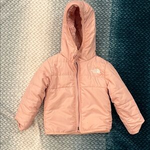 The North Face Light Pink Fleece-Lined Jacket